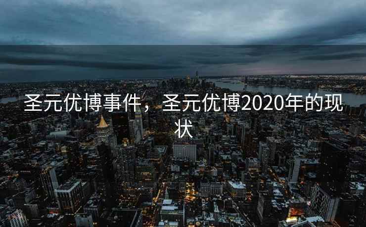 圣元优博事件,圣元优博2020年的现状 圣元优博事件,圣元优博2020年的现状