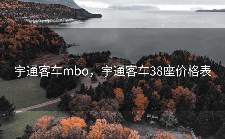 宇通客车mbo，宇通客车38座价格表